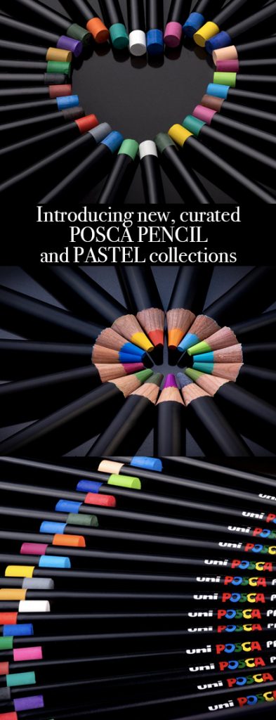 POSCA GIVES ARTISTS MORE CHOICE WITH NEW POSCA PENCILS AND POSCA PASTELS -  uni-ball