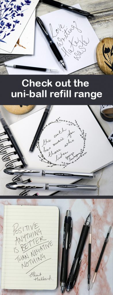 uni-ball refillable pens