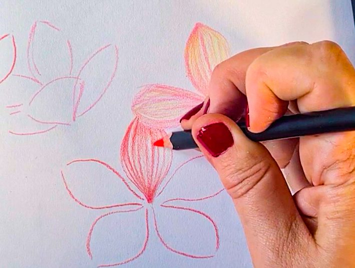 Make colourful drawings with POSCA PENCIL